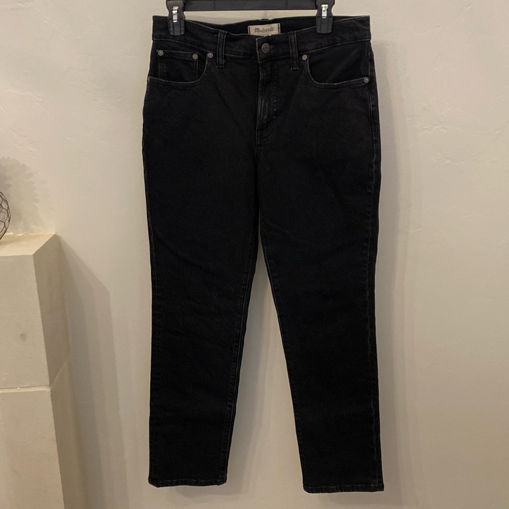 Madewell The MidRise Perfect Vintage Jean in Black